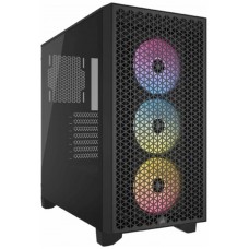 CAJA ATX SEMITORRE CORSAIR 3000D ARGB AIRFLOW CRISTAL