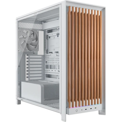 Corsair FRAME 5000D WOOD RS Midi Tower Nuez, Blanco (Espera 4 dias)