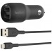 CARGADOR DE COCHE BELKIN CCB001BTBK DOBLE USB-A 24W