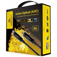 CABLE HDMI GEMBIRD  DE ALTA VELOCIDAD CON OPTICA ACTIVA AOC CON ETHERNET 80 M