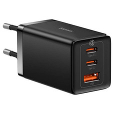 BASEUS GAN5 PRO FAST CHARGER 2C+U 65W EU BLACK(INCLUDE:BASEUS XIAOBAI SERIES FAST CHARGING CABLE TYPE-C TO TYPE-C 100W(20V/5A) 1M BLACK) (Espera 4 dias) BASEUS GAN5 PRO FAST CHARGER 2C+U 65W EU BLACK(INCLUDE:BASEUS XIAOBAI SERIES FAST CHARGING CABLE TYPE-C TO TYPE-C 100W(20V/5A) 1M BLACK) (Espera 4 dias)
