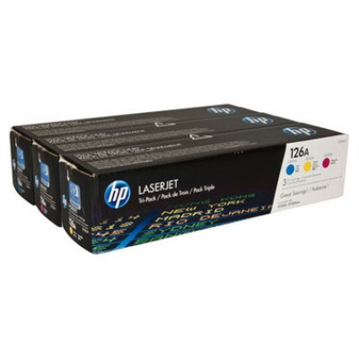 TÃ“NER ORIG HP LASERJET 126A CF341A PACK 3