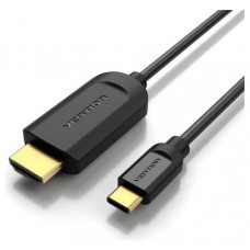 CONVERSOR 1.4 USB-C/M A HDMI/M 4K 1.5 M NEGRO VENTION (Espera 4 dias)