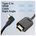 CONVERSOR 1.4 USB-C/M A HDMI/M 4K ACODADO 1.5 M NEGRO VENTION (Espera 4 dias)