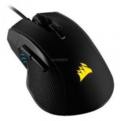 RATON CORSAIR USB GAMING IRONCLAW RGB LED OPTICO NEGRO