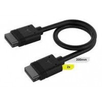 CABLE CONECTOR CORSAIR ICUE LINK 2X200MM NEGRO CABLE CONECTOR CORSAIR ICUE LINK 2X200MM NEGRO