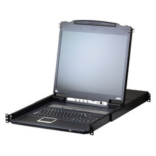ATEN CL5708IN consola de rack 48,3 cm (19") 1280 x 1024 Pixeles Metal, Pl&aacute;stico Negro 1U (Espera 4 dias)