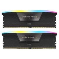DDR5 32 GB(2X16KIT) 5200 VENGEANCE RGB BLACK CORSAIR (Espera 4 dias)