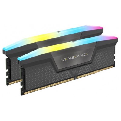 MEMORIA CORSAIR DDR5 64GB 2X32GB PC6000 VENGEANCE RGB CMH64GX5M2B6000Z38 (Espera 4 dias)