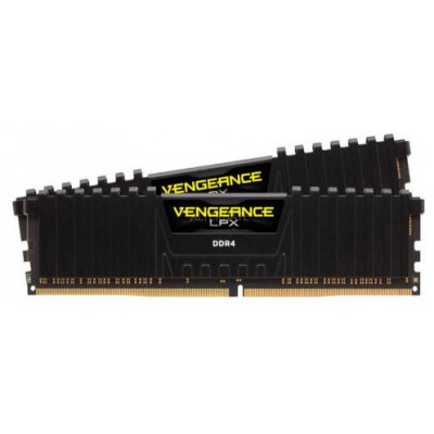 DDR4 32 GB(2X16KIT) 3200 VENGEANCE LPX BLACK CORSAIR (Espera 4 dias)