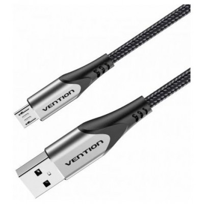 CABLE USB 2.0 A MICRO USB M-M 2 M GRIS VENTION (Espera 4 dias)