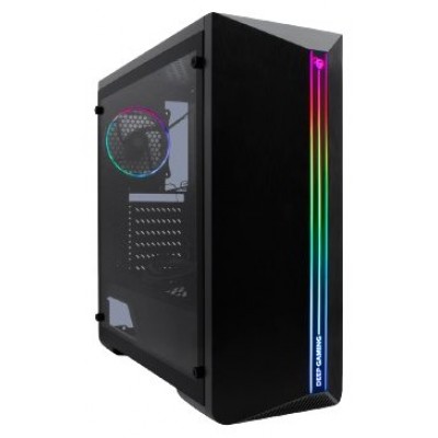 CAJA SEMITORRE ATX A200 FA/650W NEGRO RGB DEEPGAMING (Espera 4 dias)