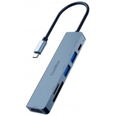 Coolbox MINIDOCK C61 USB-C PD/2USB-A/SD/MSD/HDMI4K
