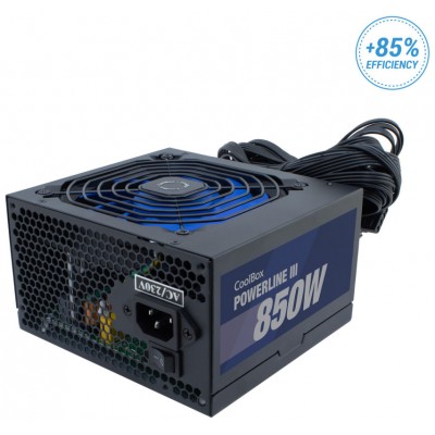 COOLBOX FUENTE ALIM ATX  POWERLINE3 850W 85%EFI