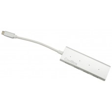 HUB TYPE-C 4 PUERTOS USB3.0 ALU3-C ALUMINIO COOLBOX (Espera 4 dias)