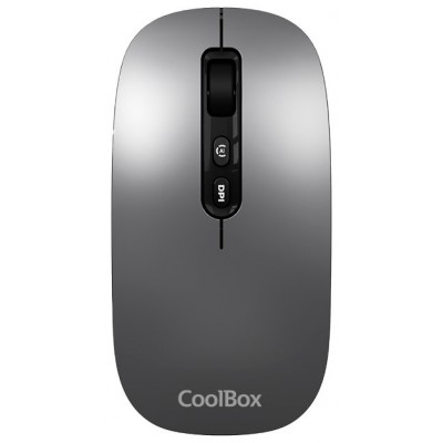 Coolbox Ratón W02-IA Inalámbrico RF+BT Gris
