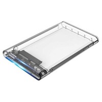 CAJA EXTERNA 2.5 COOLBOX SCT-2533 USB3.0 TRANSPARENTE