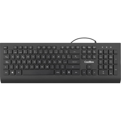 COOLBOX Teclado Flatpro usb 1.8M silencioso COOLBOX Teclado Flatpro usb 1.8M silencioso