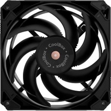COOLBOX GAMING VENTILADOR V12 BLACK PWM AUX 12CM