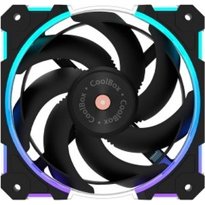 COOLBOX GAMING VENTILADOR X12 PWM AUX 12CM ARGB