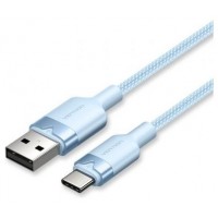 CABLE USB-C A USB-A TRENZADO 2 M AZUL VENTION (Espera 4 dias) CABLE USB-C A USB-A TRENZADO 2 M AZUL VENTION (Espera 4 dias)