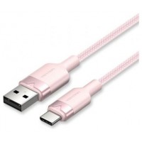 CABLE USB-C A USB-A TRENZADO 1 M ROSA VENTION (Espera 4 dias) CABLE USB-C A USB-A TRENZADO 1 M ROSA VENTION (Espera 4 dias)