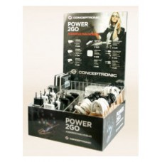 EXPOSITOR POWER2GO  CARGADORES CABLES ACCESORIOS