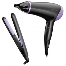 SET SECADOR PLANCHA DEL PELO REMINGTON STYLE ESSENTIALS IONICO Y CERAMICO
