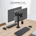 SOPORTE DE MESA TOOQ DB1132TN-B PARA 2 PANTALLAS SOPORTE DE MESA TOOQ DB1132TN-B PARA 2 PANTALLAS
