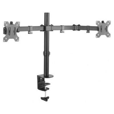 SOPORTE MESA 2 MONITORES 13""-32"" NEGRO TOOQ (Espera 4 dias)