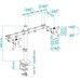SOPORTE TOOQ DB1232TN-B SOPORTE TOOQ DB1232TN-B