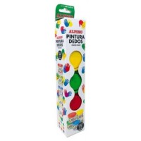 ESTUCHE PINTURA DEDOS 5 X 40ML COLORES SURTIDOS ALPINO DD020105 (Espera 4 dias)