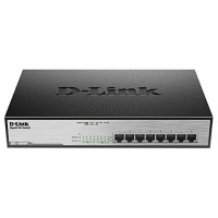 SWITCH D-LINK  8P 10/100/1000 RACK Poe DGS-1008MP