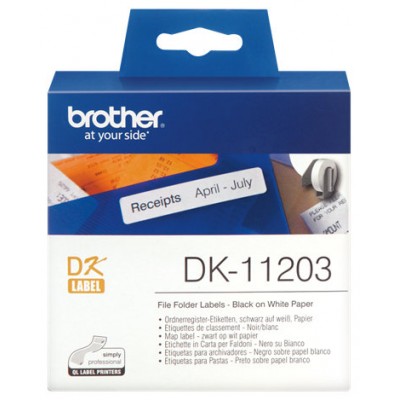 BROTHER Rollo de Etiquetas Precortadas de 17x87mm de 300 Uds.