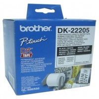 CINTA BROTHER DE PAPEL CONTINUO BLANCA 62MM X 30,48M