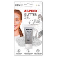 BLÍSTER GEL TRANSPARENTE CON PURPURINA PLATA ALPINO DL000605 (Espera 4 dias)