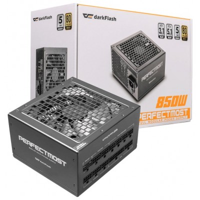 FUENTE ALIM. 850W MODULAR 80+ GOLD NEGRO DARKFLASH (Espera 4 dias)