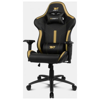DRIFT Silla gaming DR350.Negro Dorada