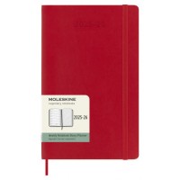 AGENDA 18M 2025-2026 SEMANAL L (13 X 21 CM) ROJO TAPA BLANDA MOLESKINE DSF218WN3Y26 (Espera 4 dias)