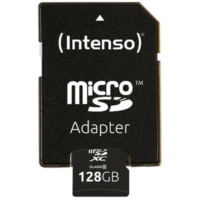 Intenso 3413491 Micro SD clase 10 128GB c/adapt Intenso 3413491 Micro SD clase 10 128GB c/adapt