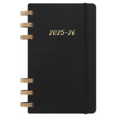 AGENDA 12M 2026 ESPIRAL ACADEMICA L (13 X 21 CM) NEGRA TAPA BLANDA MOLESKINE DSSPB12AMWH3Y26 (Espera 4 dias)