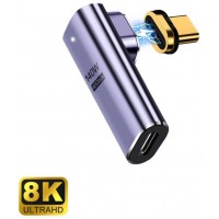 EWENT Adaptador Magnético USB-C 90º USB4 PD 100W EWENT Adaptador Magnético USB-C 90º USB4 PD 100W