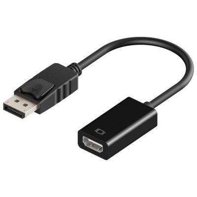 Ewent EC1455 adaptador de cable de vídeo 0,15 m DisplayPort HDMI Negro (Espera 4 dias)