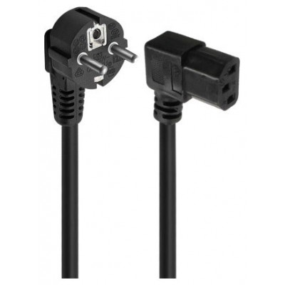 Ewent EC1910 cable de transmisión Negro 1,8 m C13 acoplador Enchufe tipo F (Espera 4 dias)