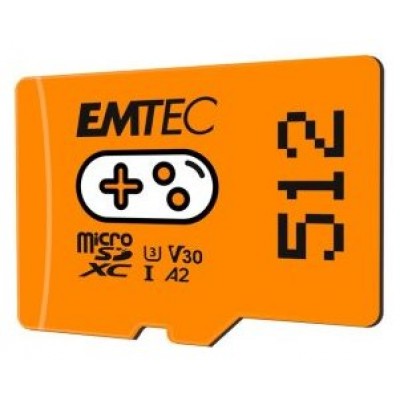 MEMORIA SD MICRO 512GB EMTEC GAMING 100MB/S SD +