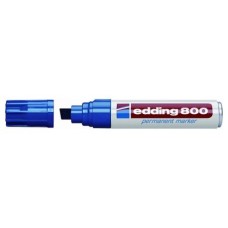 MARCADOR PERMANENTE PUNTA BISELADA 4-12MM 800 AZUL EDDING 800-03 (MIN5) (Espera 4 dias)