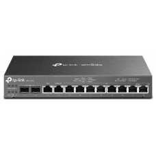 TP-LINK Enrutador VPN Gigabit Omada con puertos PoE+ y controlador integrado PUERTOS: 2× puertos Gigabit SFP WAN/LAN, 1× puerto WAN Gigabit RJ45, 1× p