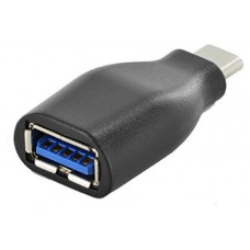 Ewent EW-100518-000-N-P cambiador de género para cable USB 3.1 Type C USB 3.1 Type A Negro (Espera 4 dias)