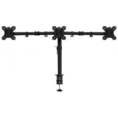 SOPORTE MONITOR EWENT 3 MONITORES 7kG 13"-27" VESA 75x75 o 100x100