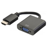 CABLE EWENT CONVERTIDOR HDMI MACHO - VGA HEMBRA CON AUDIO 0,15 METROS